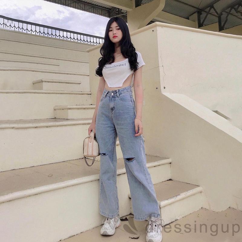 Áo Kiểu Dệt Kim Cổ Vuông In Chữ Đính Kim Cương Nhân Tạo Thời Trang Cho Phụ Nữ