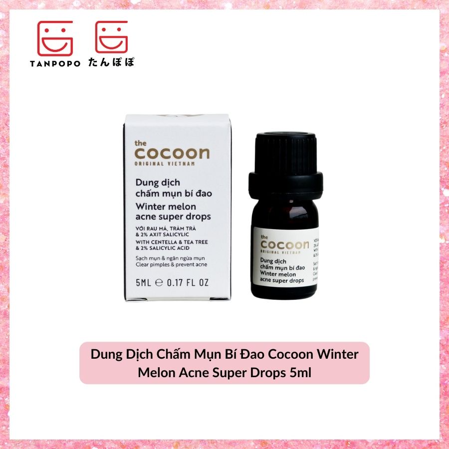 [Có sẵn] [Chính hãng] Dung Dịch Chấm Mụn Bí Đao Cocoon Winter Melon Acne Super Drops 5ml