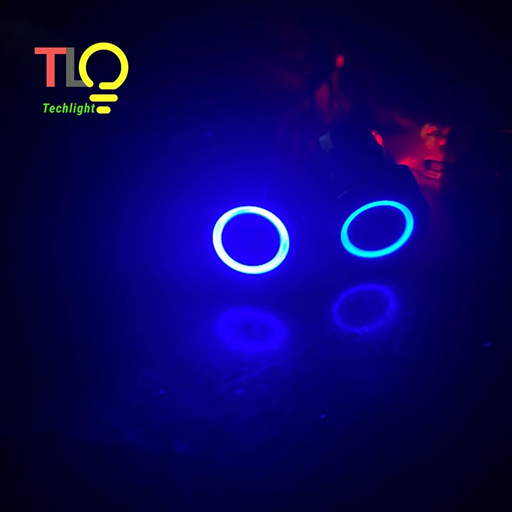 Nút nhấn có đèn ON/OFF 12mm 9V 12V 24V 110V 220V chống nước