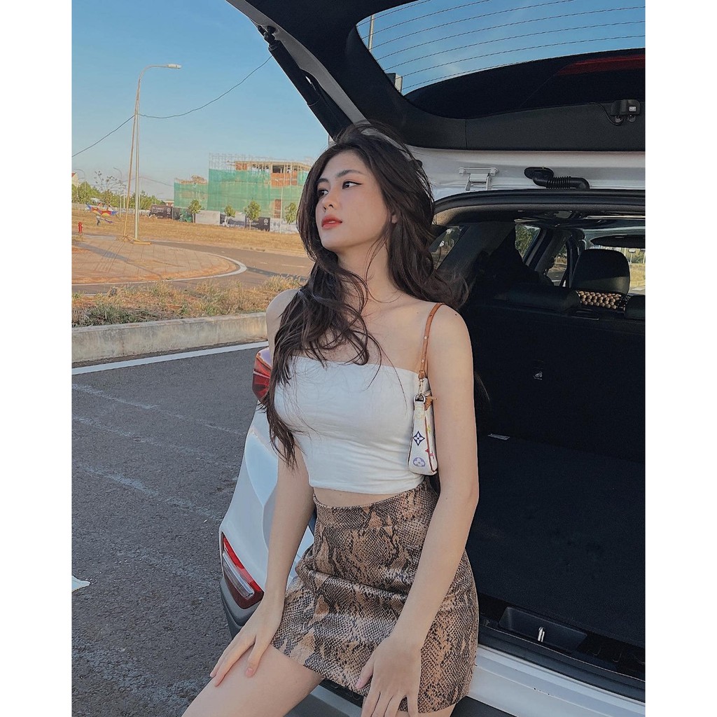 Áo croptop ống thun borip xịn xò mềm mịn, co giãn mạnh. | BigBuy360 - bigbuy360.vn