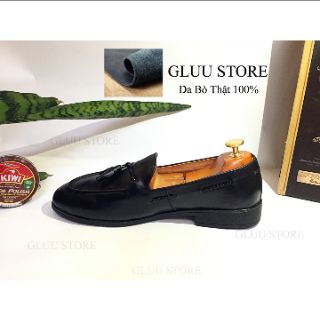 Giầy lười nam da bò thật