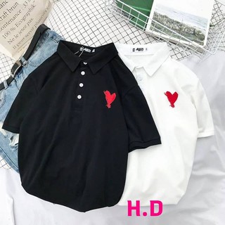 Áo polo thêu tim chói 953_đ