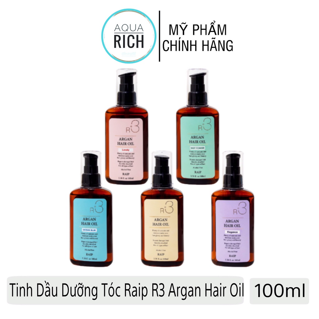 Dầu Dưỡng Tóc Argan Raip R3 Argan Hair Oil - 100ml