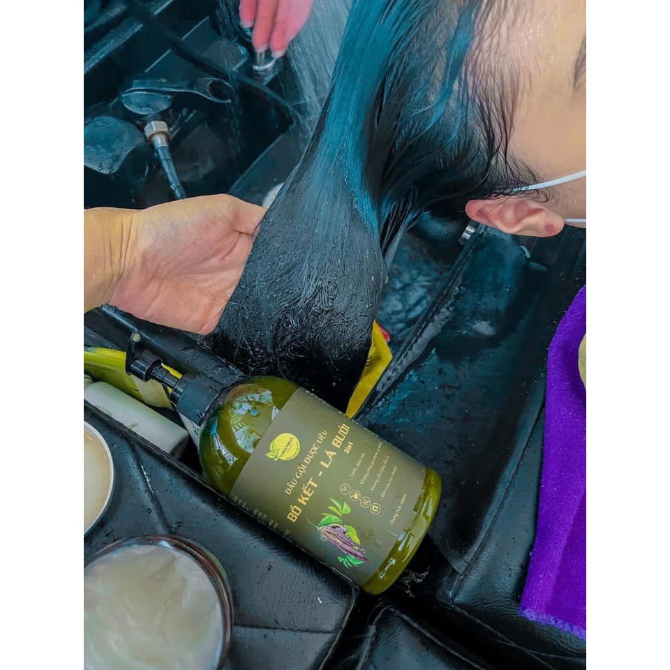 Dầu gội bồ kết lá bưởi - tóc đẹp chuẩn salon với dầu gội dược liệu từ thiên nhiên 100%- an toàn cho cả mẹ và bé | BigBuy360 - bigbuy360.vn