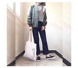 🍉 Túi tote ulzzang clumsy (có sẵn, hình thật)