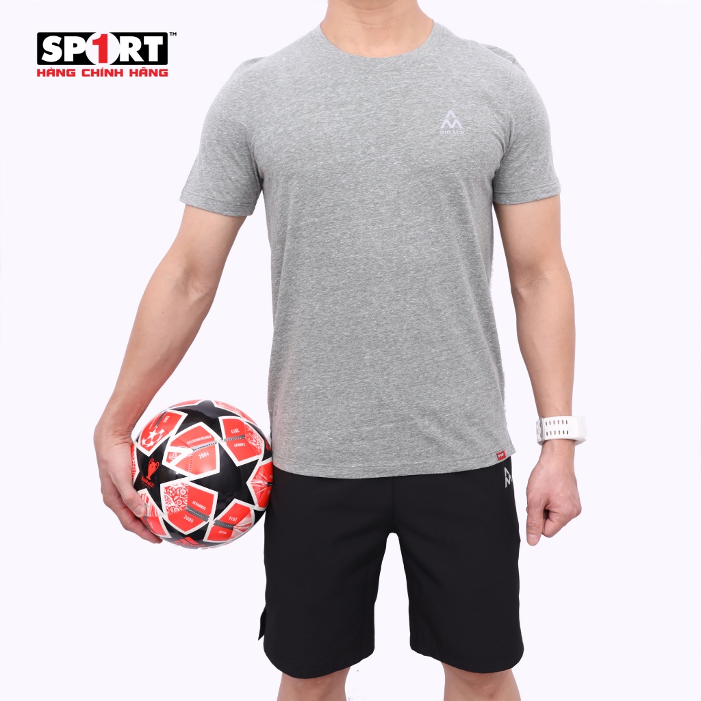 Áo Thun T-Shirt Nam AM Thể Thao Ngắn Tay Cotton - TSMLM01