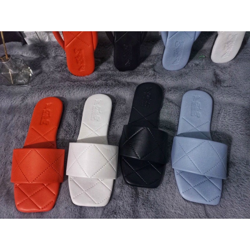 Dép lê nữ quai ngang xếp ly,dép đế bằng nữ, lép đi biển giá rẻ kẹp tông thời trang