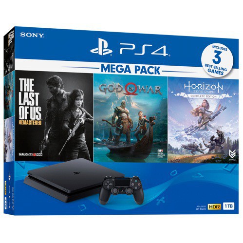 Máy PS4 Slim 1TB Mega Pack Tặng 3 game