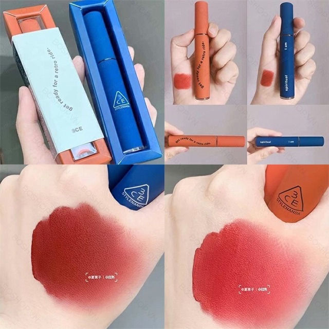 [Čaทɖყ  Şṻɡaʀ] Son Kem 3CE Neo - Retrolism 3 Màu Speak Up Vỏ Xanh - Classic Blue NEW | BigBuy360 - bigbuy360.vn