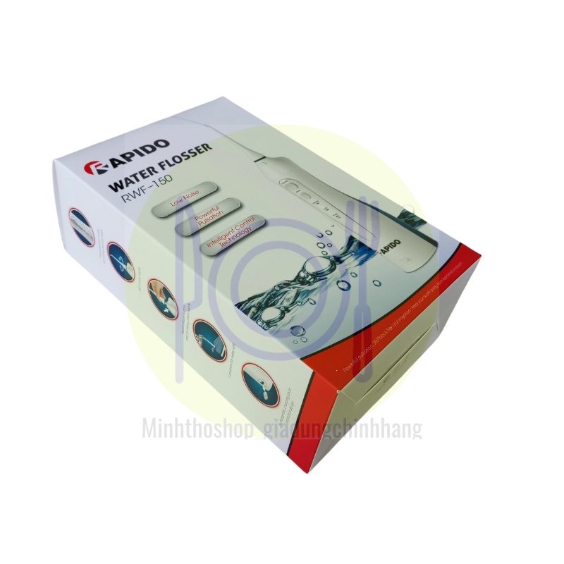 Máy tăm nước cầm tay Rapido RWF150, RWW300 công nghệ vệ sinh răng miệng của Đức, bảo hành 12 tháng