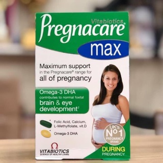 VIÊN UỐNG TỔNG HỢP CHO MẸ BẦU PREGNACARE MAX