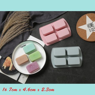 HCM - Khuôn silicon đổ pudding tráng miệng, rau câu, xà bông handmade mini
