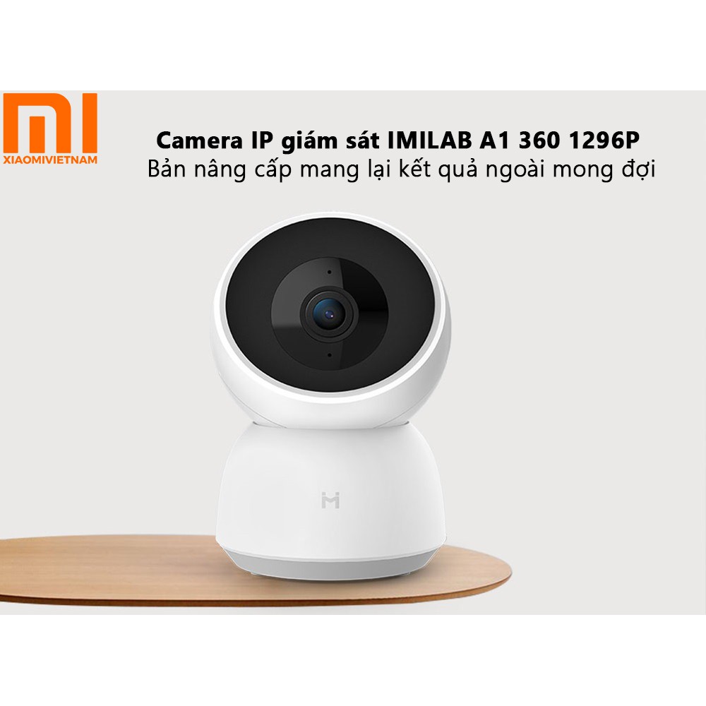 Bản quốc tế Camera giám sát ip Imilab 2k 1296p Xiaomi A1 xoay 360 độ - Mới nguyên seal  - Hàng chính hãng