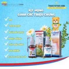 [GIÁ GỐC] Golanil Junior xịt họng cho bé lọ 30ml