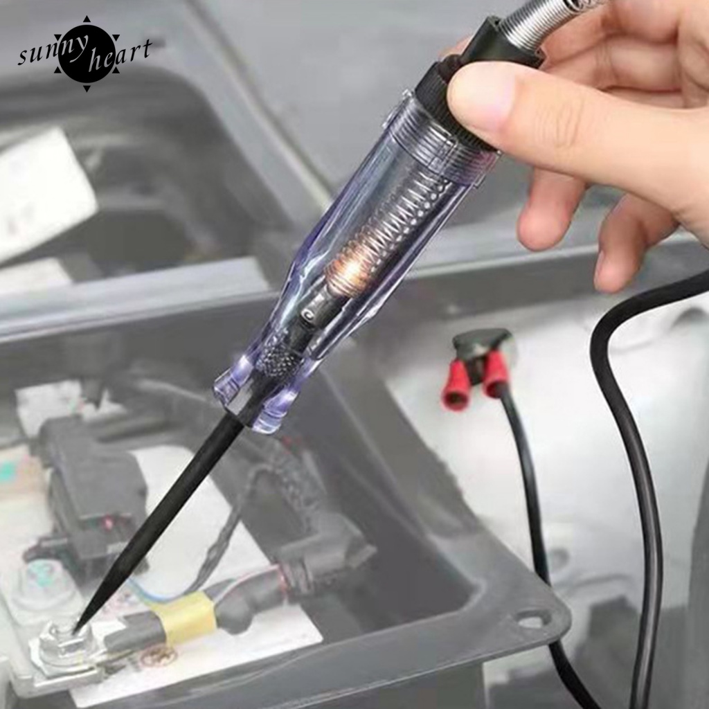 Bút Thử Điện 6V-12V-24V DC Với Thiết Kế Tay Cầm Cách Điện Tiện Dụng Dành Cho Ô Tô