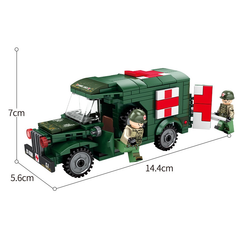 Tương thích đồ chơi cứu hộ xe cứu thương đồ chơi xếp hình lắp ráp bộ đồ chơi lắp ráp
