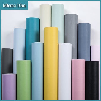 Combo 10m Giấy dán tường một màu Minh Châu - 10m decal dán tường màu trơn có keo sẵn thời thượng | BigBuy360 - bigbuy360.vn