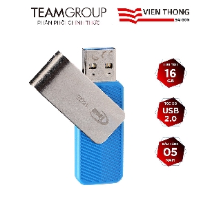 USB 2.0 Team Group C142 16GB Taiwan nắp xoay 360 - Hãng phân phối chính thức thumbnail