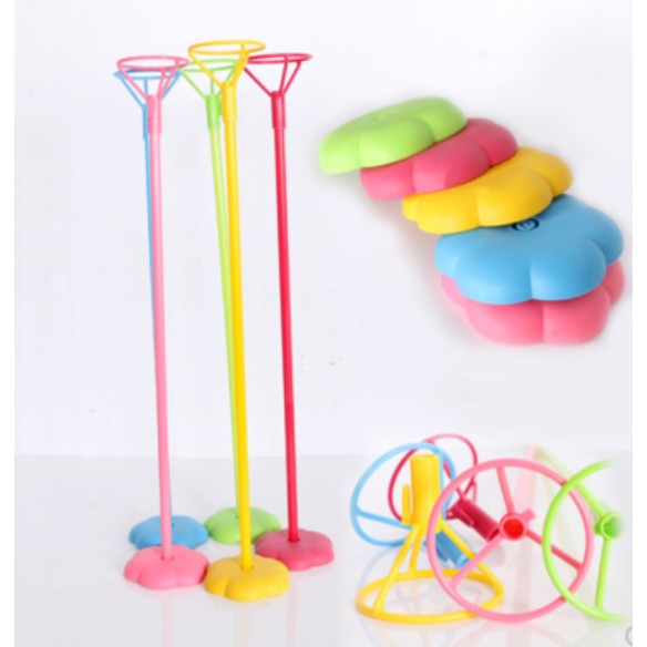 High Quality -6pcs Balloon Stand Base Table Desktop Support Holder Cup Stick Stand 40cm