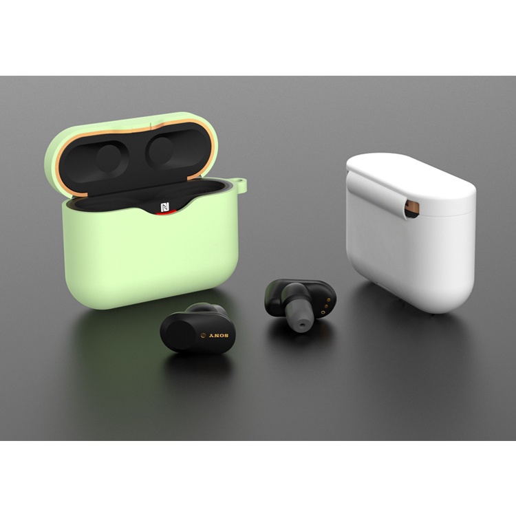 Case Silicon Chống Sốc cho Sony WF-1000XM3 kèm móc treo- Hàng Chính Hãng