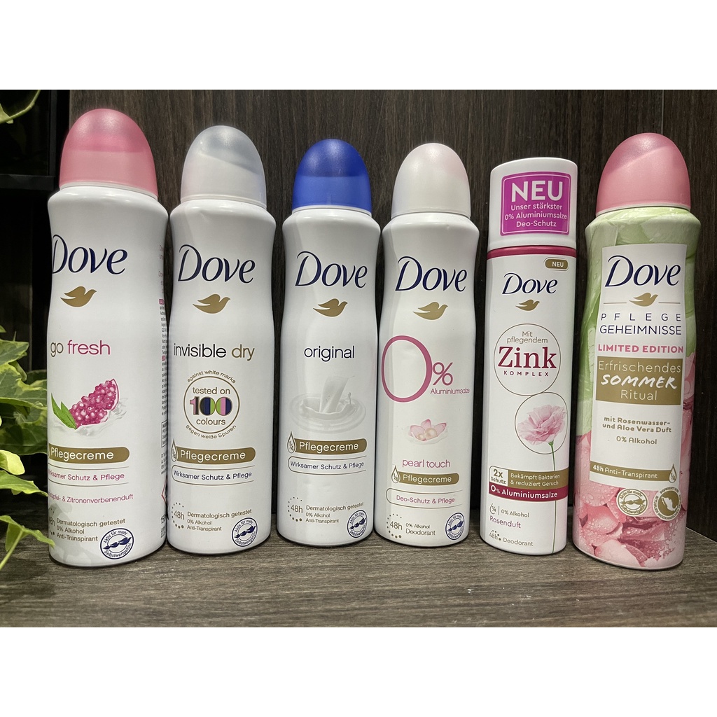 XỊT/Lăn/Sáp KHỬ MÙI CƠ THỂ DOVE  CÁC LOẠI,45- 50-100-150ML, ERFRISCHENDES SOMMER RITUAL