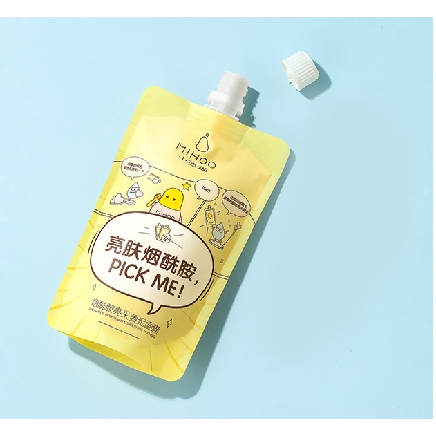 Mặt nạ bùn niacinamide trắng sáng da Xiaomihu Tiểu Mơ Hồ gói 150g