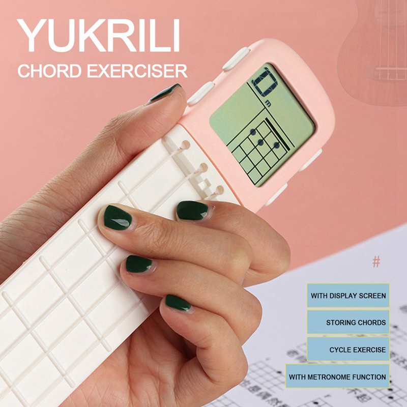 SOLO Portable Ukulele Chord Trainer Pocket-Guitar Practice Tools D