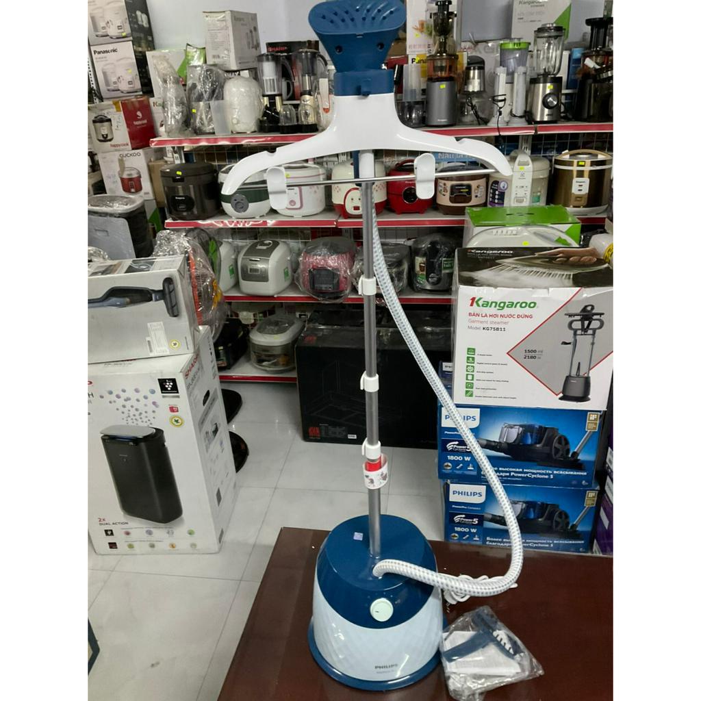 Bàn ủi hơi nước đứng Philips GC518 1600W hàng chính hãng, bình chứa 1600ml - Hàng trưng bày