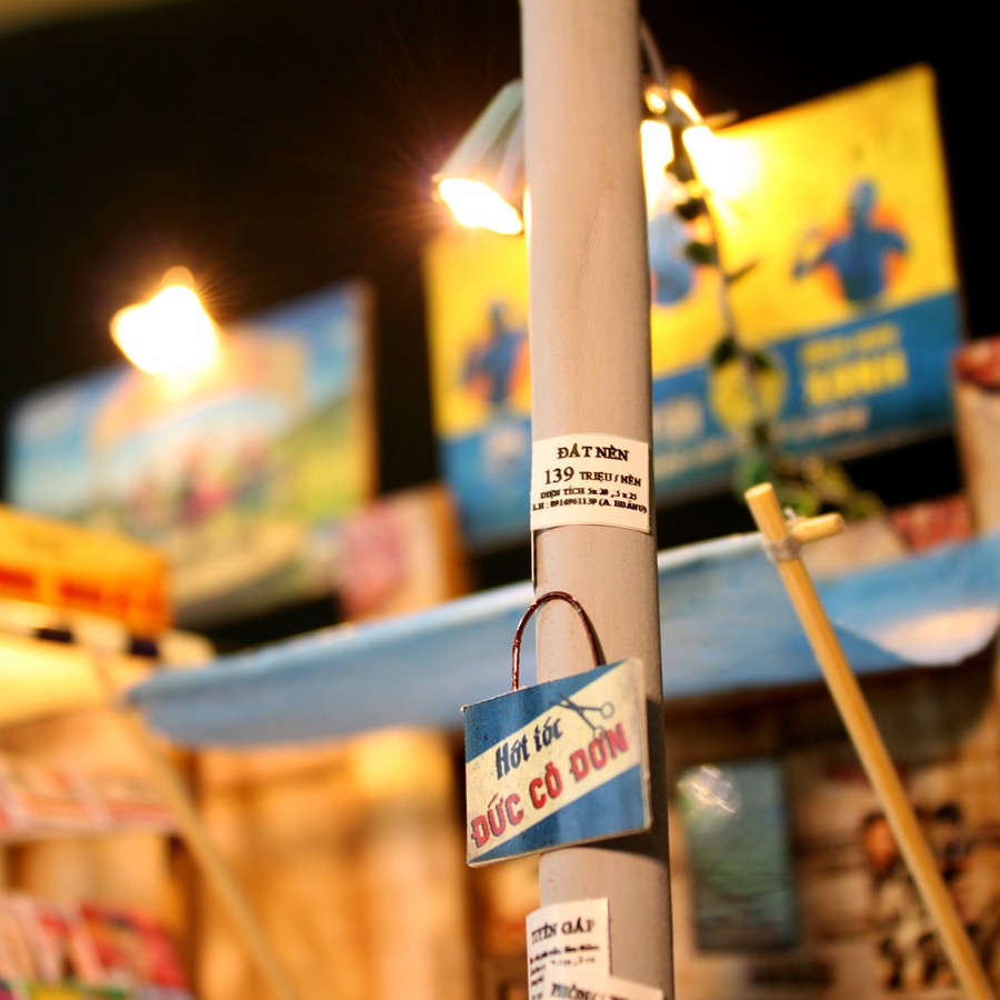 Mô Hình Sài Gòn Xưa Và Nay Sạp Báo Sài Gòn AD01