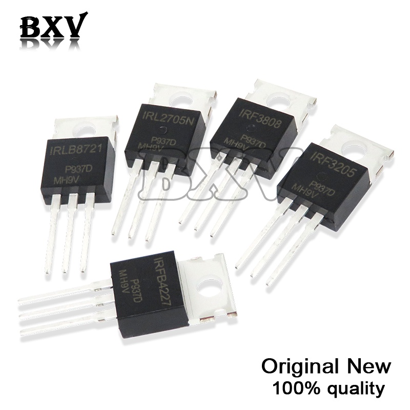 Set 5 Linh Kiện Điện Tử IRLB8721 TO-220 IRLB8721PBF TO220 LB8721 IRLB3034 IRLB3036 IRLB3813 IRLB4030 IRLB4132 IRLB8314 IRLB8743 IRLB3034PBF
