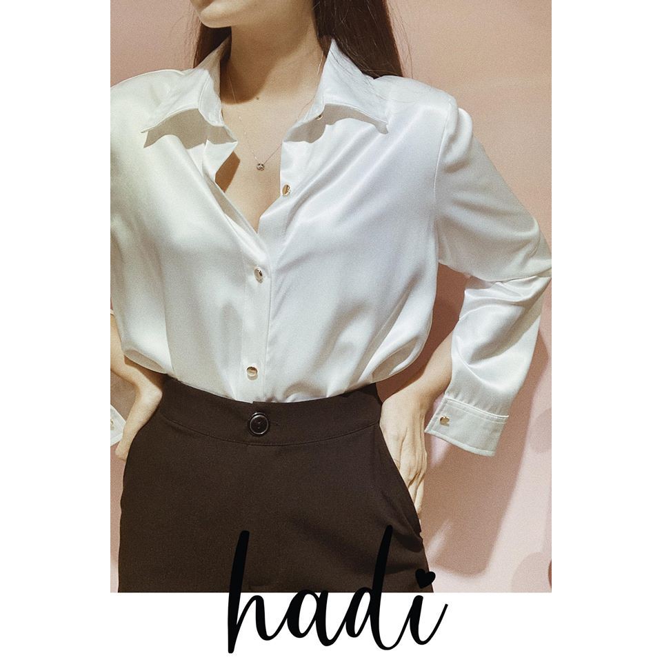 ÁO SƠ MI NỮ TAY DÀI NHIỀU MÀU CHẤT ĐẸP V | BigBuy360 - bigbuy360.vn