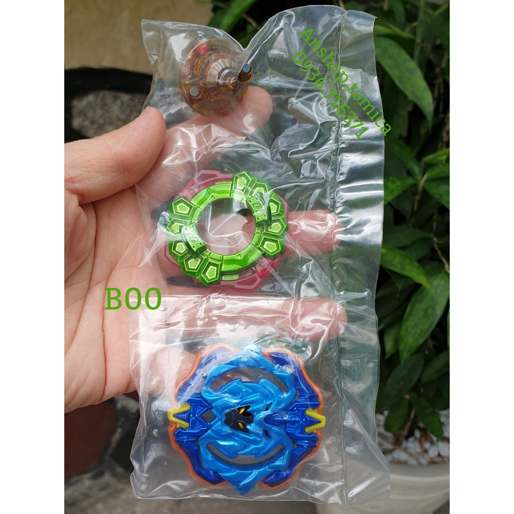 Con Quay Takaratomy Beyblade burst B00 màu xanh, quay phải, không kèm phóng quay (Limited Archer Hercules.10C.A’)