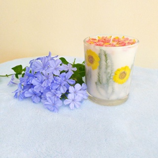 NẾN THƠM CAO CẤP ( DRIED FLOWER CANDLES )