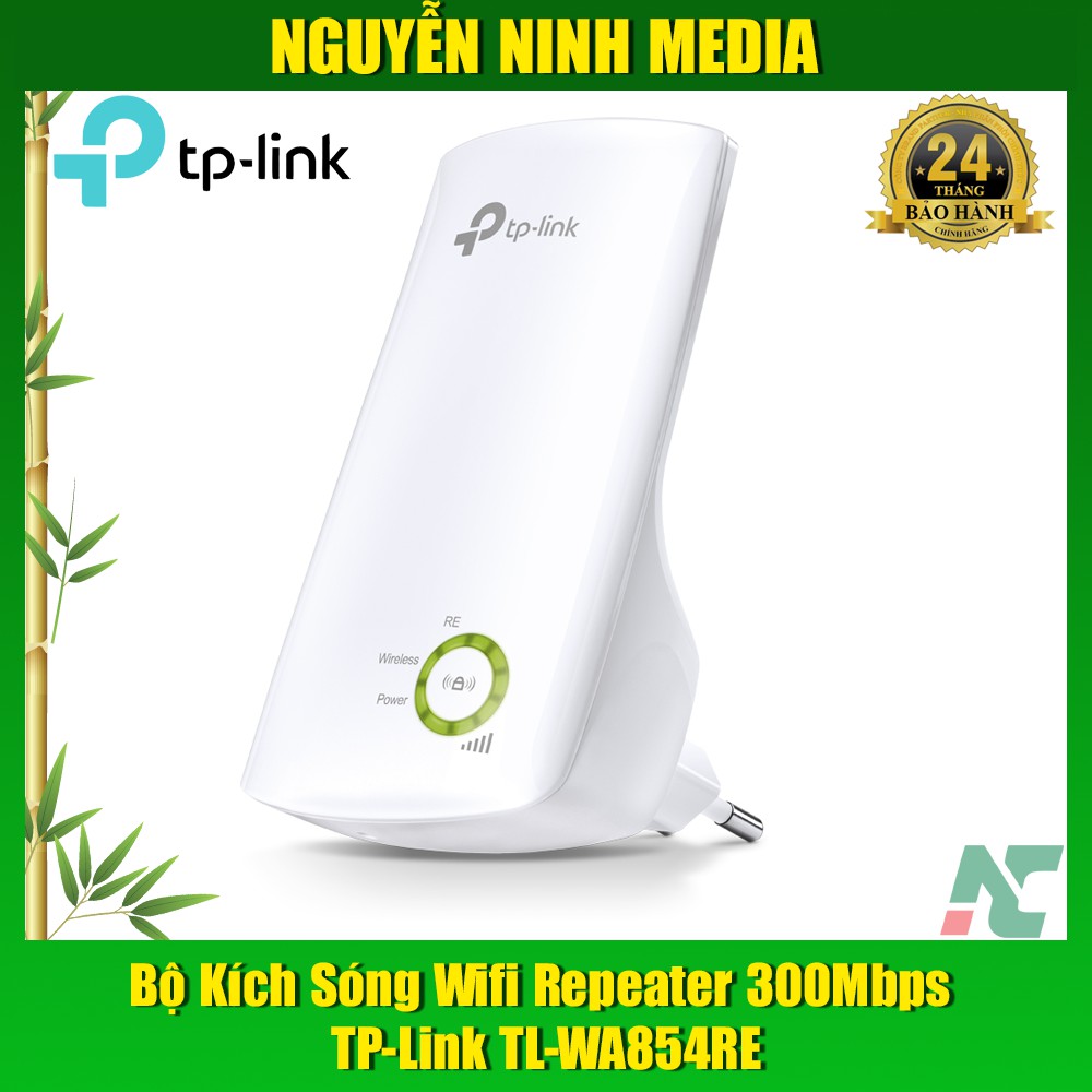 Bộ Kích Sóng Wifi Repeater 300Mbps TL-WA854RE - Hàng Chính Hãng