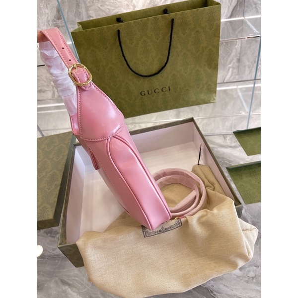 Túi đeo vai/ kẹp nách nữ thương hiệu Gucci GC Jackie da thật cao cấp size 27cm
