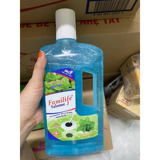Nước lau sàn Familife 1000ml (xanh bạc hà )