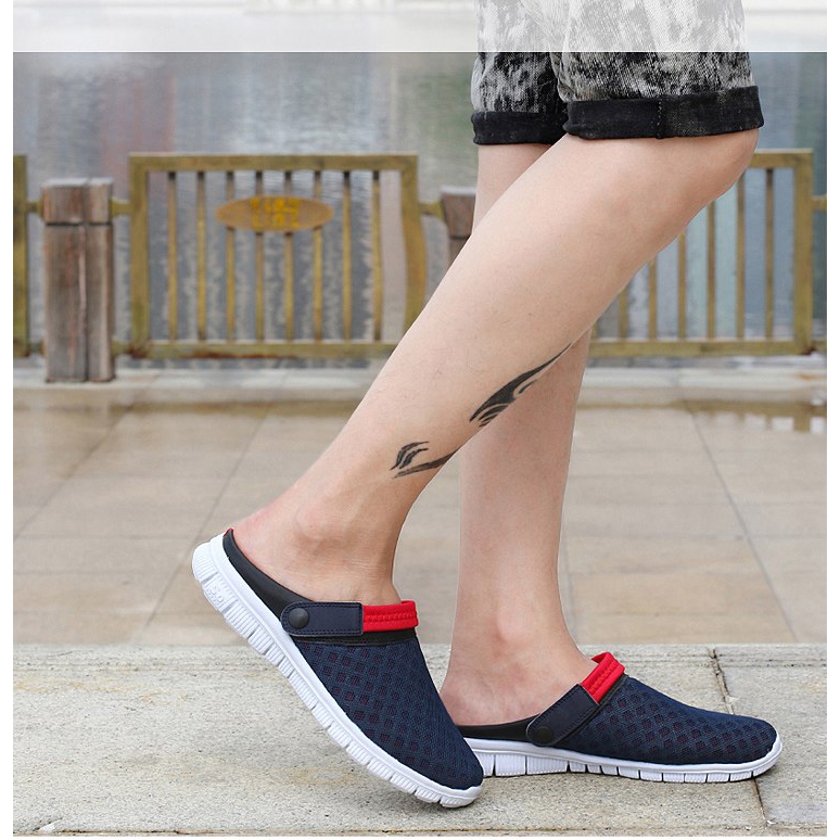 Xăng đan Lưới Thoáng Khí Đi Biển Mùa Hè Cho Nam Nữ