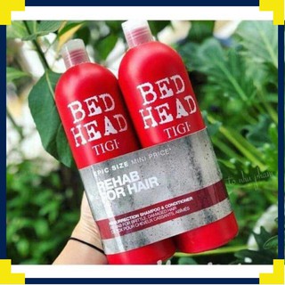 Cặp dầu gội - xả tigi bed head màu đỏ