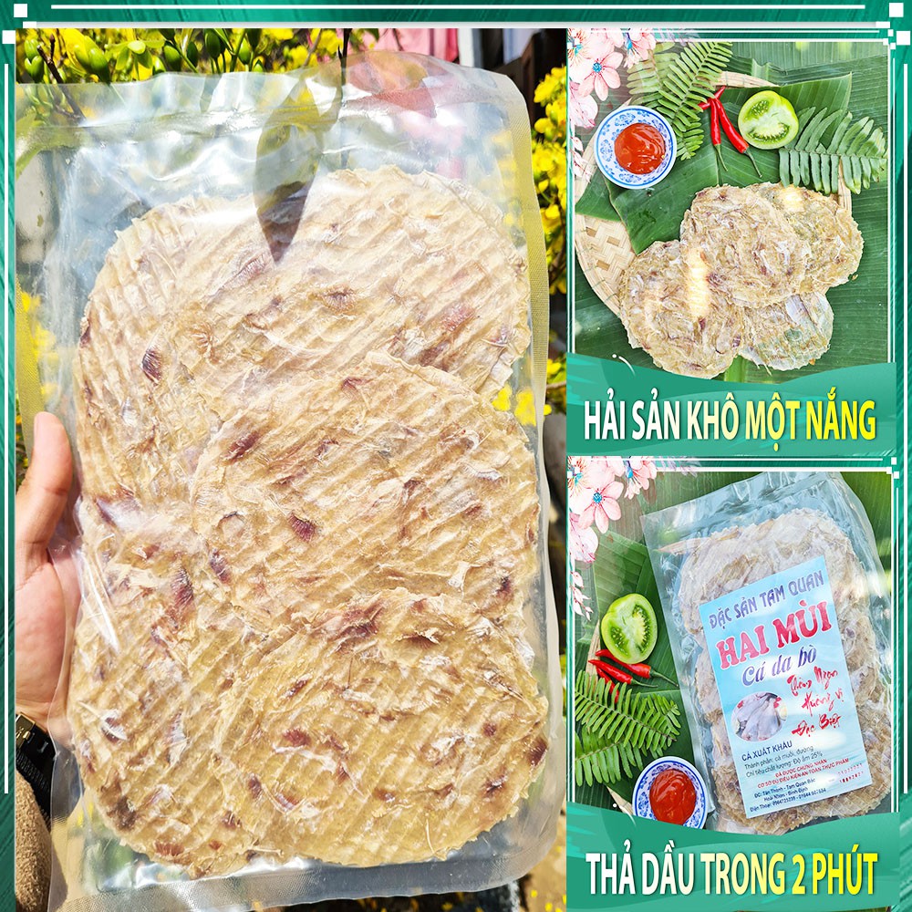 Cá Bò Khô Loại 1 Cao Cấp Nguyên Chất 500gr, Hải Sản Khô Loại Tròn Chuẩn Vị Dân Biển