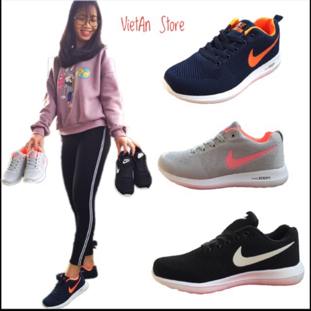 🅰️❤️GIÀY THỂ THAO NỮ NK 3 MÀU | BigBuy360 - bigbuy360.vn