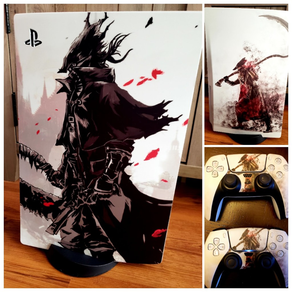 Skin dán hệ máy ps5 bloodborne