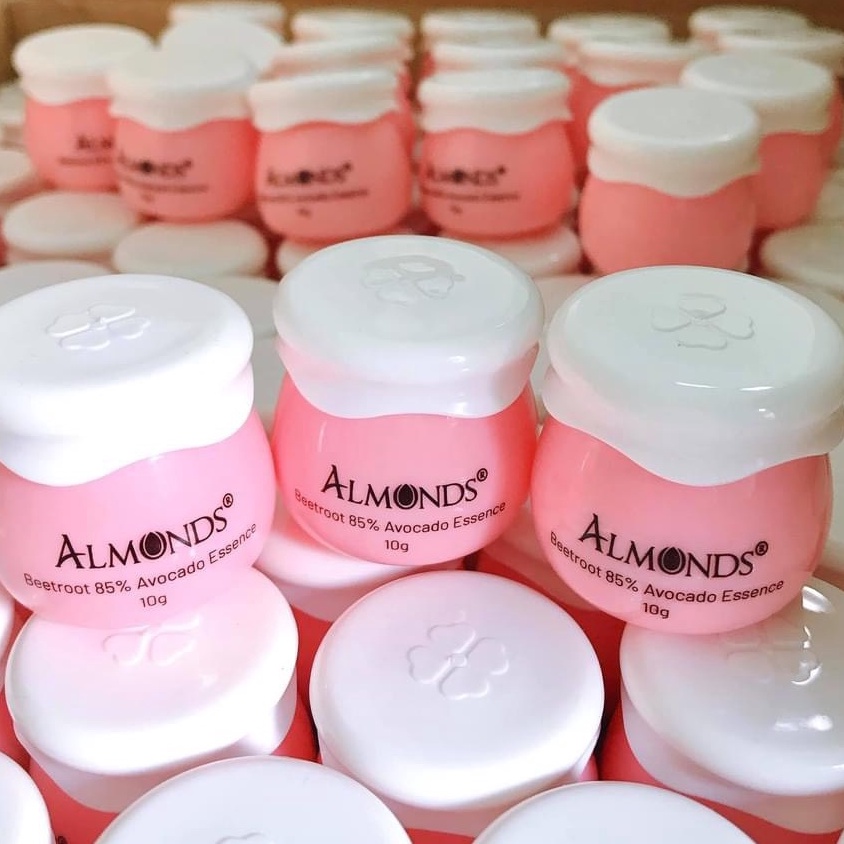Bộ đôi dưỡng môi ALMONDS sáp dưỡng hồng mềm môi và tẩy da chết