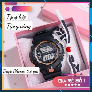 [LED 7 MÀU ĐỘC QUYỀN] Đồng hồ điện tử S03 Plus+ nam nữ mẫu mới thể thao, mẫu mới tuyệt đẹp, chống nước tốt