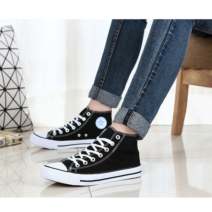 GIÀY NAM NỮ ĐEN CAO CỔ-SP01 | BigBuy360 - bigbuy360.vn