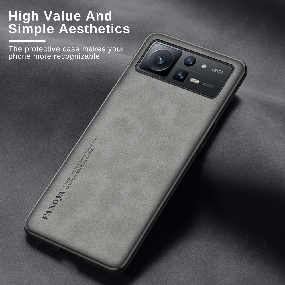 Ốp Điện Thoại Da Cừu Chống Sốc Cho Xiaomi Mix Fold2 Fold 2 5G Xiomi Mix 2