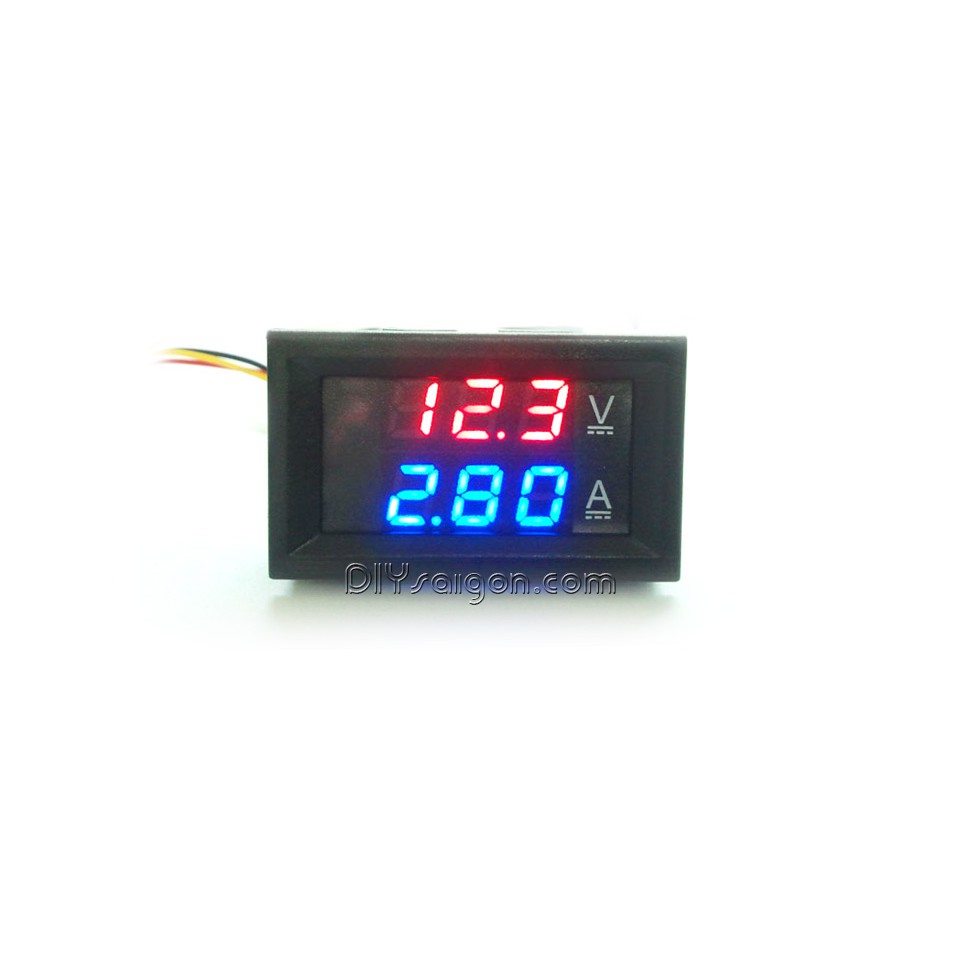 Đồng hồ vôn ampe 0.28inch 0-100V  10A 50A 100A ( P009)