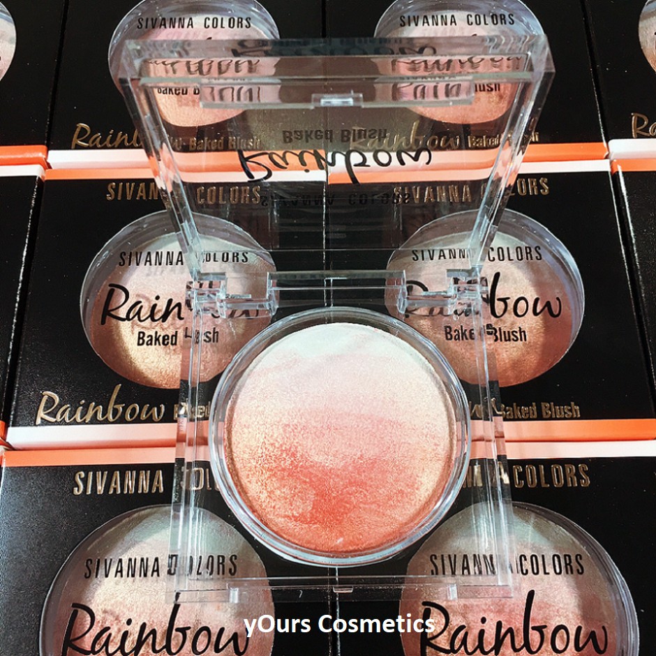 [Auth Thái] Phấn Má Hồng Sivanna Có Nhũ Tông Cam Hồng Đào - Rainbow Baked Blush - Phấn má co nhu sivanna tong cam đào