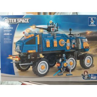 Đồ chơi lắp ráp Ausini - khám phá vũ trụ - xe vận chuyển không gian 25112 (1238 mảnh ghép)