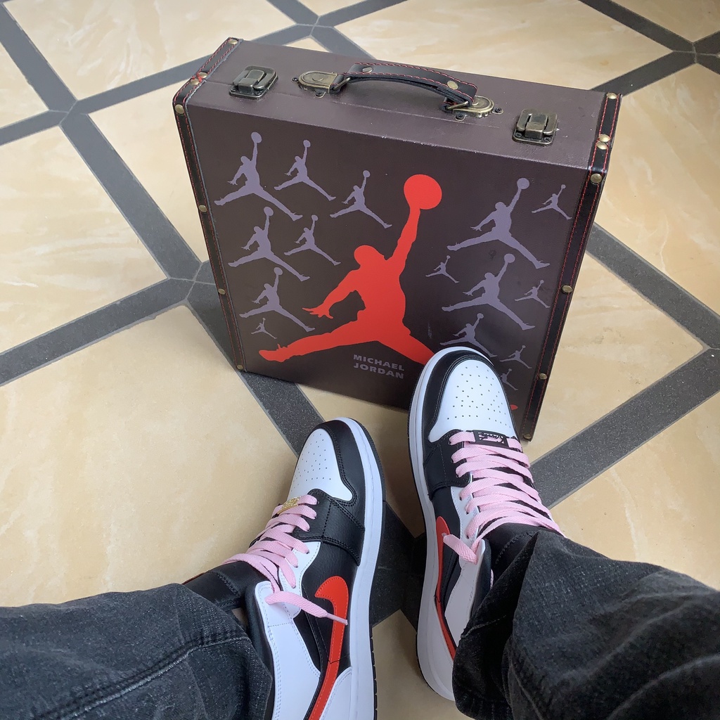 Dây giày jordan màu hồng nhạt, dây thay thế nguyên bản Nike Air Jordan