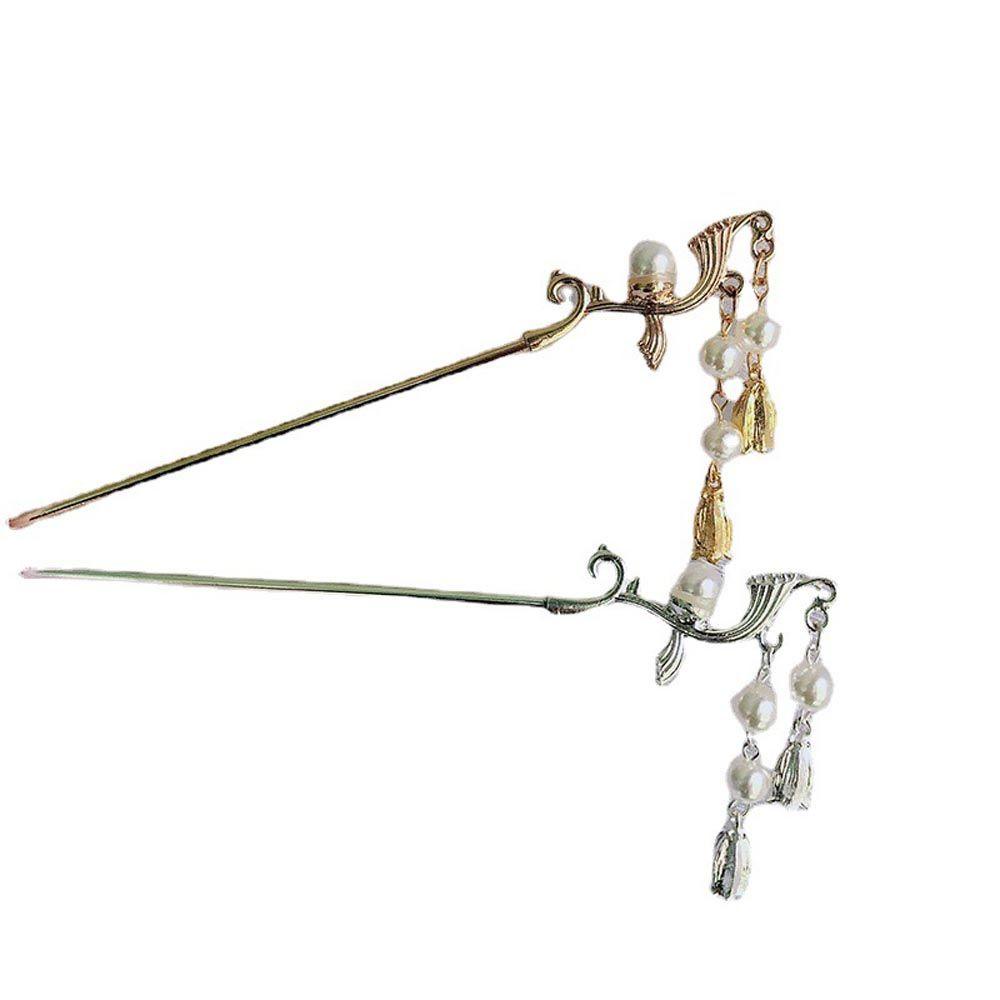 Trâm Cài Tóc Đính Hoa Tua Rua Phong Cách Trung Hoa Ngọt Ngào Cho Cô Dâu